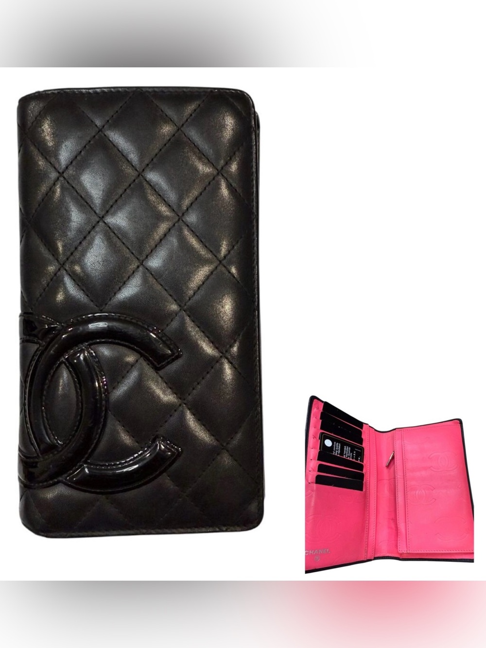 Chanel Cambon Quilted Leather Wallet